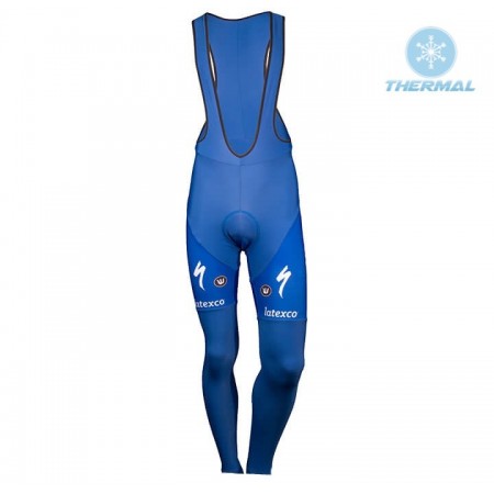 Collant à Bretelles 2018 Quick-Step Floors Hiver Thermal Fleece N001